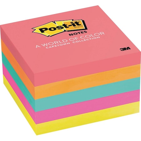Post-It Notes, Post-It, 3X3, 5Pk, Ast MMM6545PK